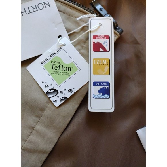 North End Jacket Womens Medium Pockets Drawstring Waist Full Zip Utility Fall - Picture 15 of 16